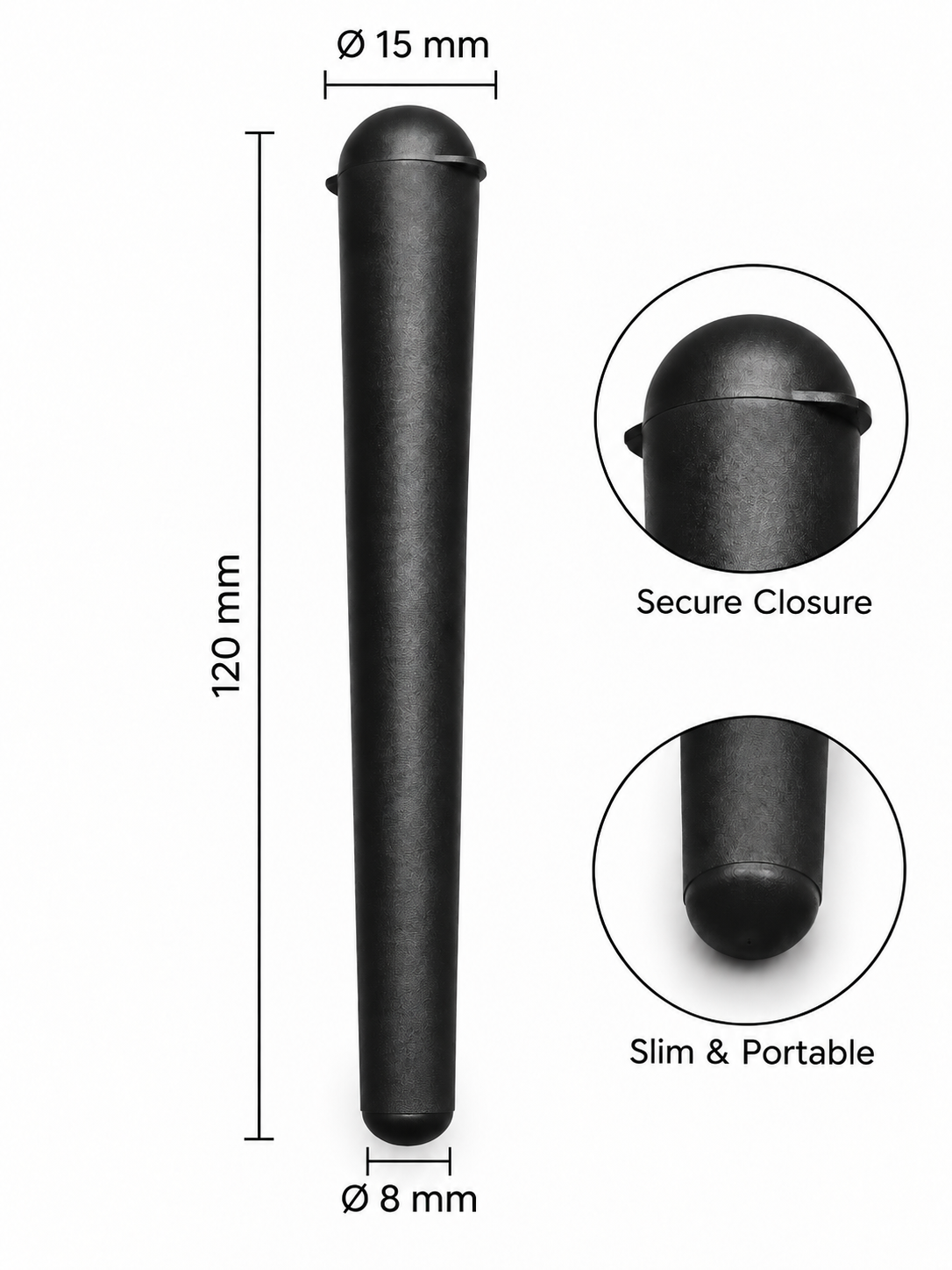 Joint Tube – Black | Airtight